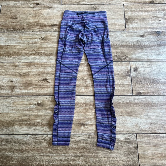 Lululemon Womens Speed Tight IV Size 4 Violet Purple Space Dye Twist Leggings - Picture 14 of 15
